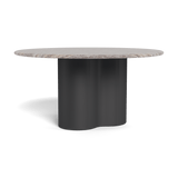 Porto Aluminum Round Dining Table 60"
