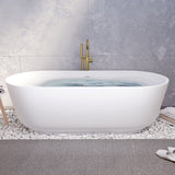 Coral Series 2-Handle Freestanding Tub Faucet with 60 in. Euro-Grip Hand Sprayer