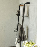 Leaning Storage Ladder With Shelf (63" H) - Steel