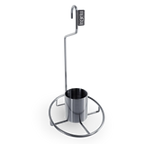 INGRILL Stainless Steel Chicken Rack for Grill & Barrel Smoker – Vertical Poultry Roaster with Seasoning Cup, 304 Stainless Steel Whole Chicken Stand for BBQ, Oven & Outdoor Cooking