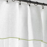 100% Linen Edge Embroidery Curtain (Set Of 2)
