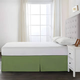400TC Cotton Sateen Detachable Wrap Around Tailored Bed Skirt