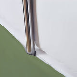 400TC Cotton Sateen Detachable Wrap Around Tailored Bed Skirt