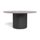 Santorini Outdoor Stone Round Dining Table 60"
