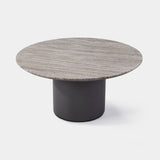 Santorini Outdoor Stone Round Dining Table 60"