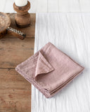 Woodrose linen napkin set of 2