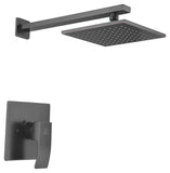 Viace Series 1-Spray 8 in. Fixed Showerhead in Polished Chrome