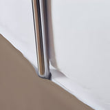 400TC Cotton Sateen Detachable Wrap Around Tailored Bed Skirt