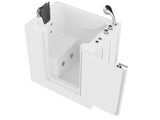 ANZZI Compact Therapeutic Walk-In Tub with Dual Hydrotherapy (Air & Water), Inline Heater, and Quick Fill Faucet, White