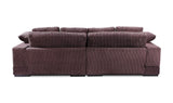 Plunge Sectional Dark Brown