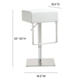 Seville Performance Vegan Leather Adjustable Stool