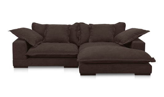 Daydream Sectional Dark Brown