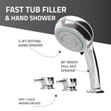 Coupe Series 27 in. x 39 in. Right Drain Quick Fill Walk-In Soaking Tub in White