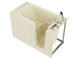 ANZZI Coupe Series 30 in. x 60 in. Quick Fill Walk-In Soaking Tub in Biscuit