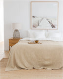 Vanilla waffle blanket