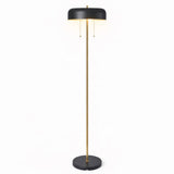 Vesper Floor lamp with Black outer and White inner