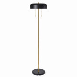 Vesper Floor lamp with Black outer and White inner