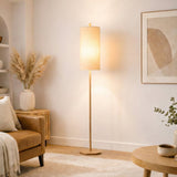 Vialux Floor Lamp - Oak and Natural