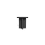 VICTORIA ALUMINUM Round Slatted Side Table
