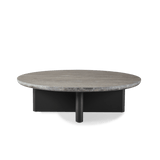 VICTORIA ALUMINUM Round Stone Coffee Table