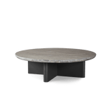 VICTORIA ALUMINUM Round Stone Coffee Table