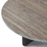 VICTORIA ALUMINUM Round Stone Coffee Table