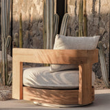 Victoria Teak Swivel Lounge Chair