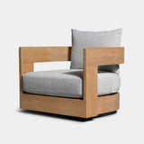 Victoria Teak Swivel Lounge Chair