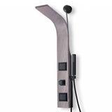 Aura Series 39 in. 2-Jetted Full Body Shower Panel System with Rainfall Showerhead and Spray Wand