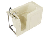 ANZZI Coupe Series 30 in. x 60 in. Quick Fill Walk-In Soaking Tub in Biscuit