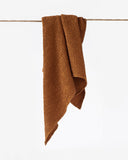 Waffle Bath Towel in Cinnamon
