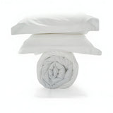 200TC Cotton Percale Solid Duvet Cover Set