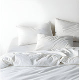 200TC Cotton Percale Solid Duvet Cover Set