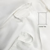 200TC Yarn Dyed Chambray Indigo Blue Triple Embroidery Duvet Cover Set