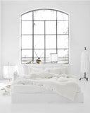 White linen sheet set (4 pcs)
