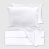Bamboo Bed Sheet Set - White
