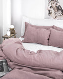 Woodrose linen duvet cover