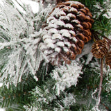 24 Inch Snowfall Creek Pre-lit Christmas Wreath