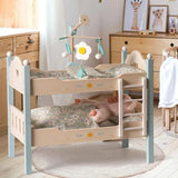 ROBUD Wooden Baby Doll Bed