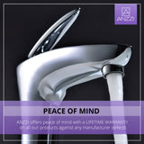 Crown Series Single Handle Vessel Sink Faucet in Polished Chrome
