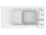 ANZZI Value Series 30 in. x 60 in. Right Drain Quick Fill Walk-In Soaking Tub in White