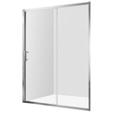 Halberd Series 59 to 60 in. x 72 in. Sliding Framed Shower Door with Tsunami Guard Tempered Glass