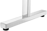 Riposte Series 6-Bar Stainless Steel Floor Mounted Electric Towel Warmer Rack in Polished Chrome