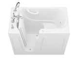 ANZZI Value Series 26 in. x 46 in.Quick Fill Walk-in Whirlpool Tub in White
