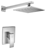 Viace Series 1-Spray 8 in. Fixed Showerhead in Polished Chrome
