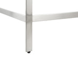 Ventura 36 in. Console Sink Frame in Brushed Nickel