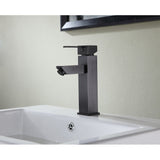 Pygmy Single Hole Single Handle Bathroom Faucet in Oil Rubbed Bronze