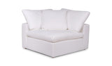 Clay Corner Chair Cream White