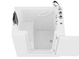 ANZZI Compact Therapeutic Walk-In Tub with Dual Hydrotherapy (Air & Water), Inline Heater, and Quick Fill Faucet, White