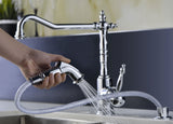 Elysian Farmhouse 36 in. Kitchen Sink with Locke Faucet in Polished Chrome
